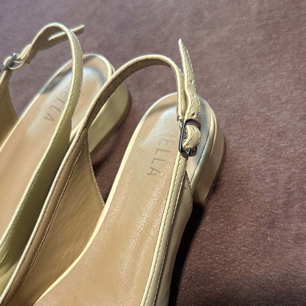 Yellow Bow Slingback Mules - Picture 6 of 6
